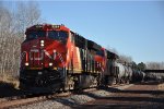 Westbound unit tank train